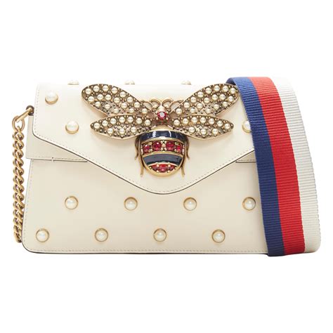 gucci bee bag with studs croc|gucci bee accessories.